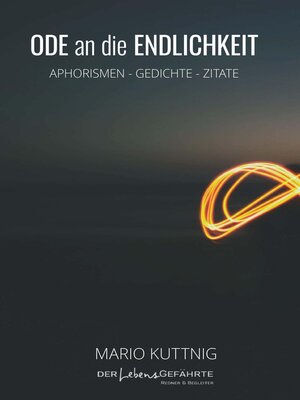 cover image of Ode an die Endlichkeit